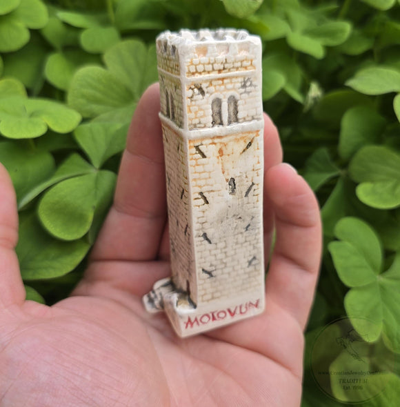 Istra, Motovun Tower, Authentic Ceramic Istrian Town, Croatian Souvenir Gift, Unique Made In Croatia Gift Handmade Ceramic, Unique Ceramics