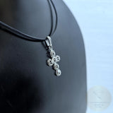 Traditional Croatian Cross Pendant, Minimalist Filigree Cross Pendant, Sterling Silver Dainty Metalwork Cross, Wedding Jewelry, Dubrovnik