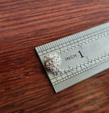 Croatian Minimalist Silver Dainty Chain Necklace, Ball Pendant Necklace, Dubrovnik Filigree Ball Necklace, Sterling Thin Chain Necklace