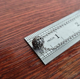 Croatian Minimalist Silver Dainty Chain Necklace, Ball Pendant Necklace, Dubrovnik Filigree Ball Necklace, Oxidized Sterling Chain Necklace