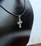 Traditional Croatian Cross Pendant, Minimalist Filigree Cross Pendant, Sterling Silver Dainty Metalwork Cross, Wedding Jewelry, Dubrovnik