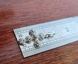 Traditional Croatian Cross Pendant, Minimalist Filigree Cross Pendant, Sterling Silver Dainty Metalwork Cross, Wedding Jewelry, Dubrovnik