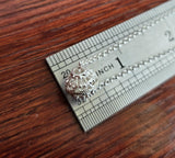 Croatian Minimalist Silver Chain Necklace, Ball Pendant Necklace, Dubrovnik Filigree Ball Necklace, Sterling Chain Necklace