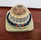 Colorful Small Bead Lapis Bracelet, w Mediterranean Coral & Turquoise Gemstone Bracelet, Sterling Silver Bracelet, Blue Stone Bracelet