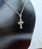 Traditional Croatian Cross Pendant, Minimalist Filigree Cross Pendant, Sterling Silver Dainty Metalwork Cross, Wedding Jewelry, Dubrovnik