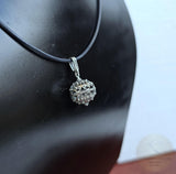 Traditional Croatian Pendant, Dubrovnik Filigree Ball Pendant, Sterling Silver Ball Pendant, Mediterranean Ethnic Wedding Jewelry, Vintage