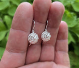 Traditional Croatian Earrings, Filigree Half Ball Earrings, Sterling Silver Earrings, Metalwork Earrings, Filigree Earrings, Wedding Jewelry