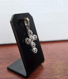 Traditional Croatian Cross Pendant, Minimalist Filigree Cross Pendant, Sterling Silver Dainty Metalwork Cross, Wedding Jewelry, Dubrovnik