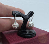 Traditional Croatian Earrings, Filigree Half Ball Earrings, Sterling Silver Earrings, Metalwork Earrings, Filigree Earrings, Wedding Jewelry