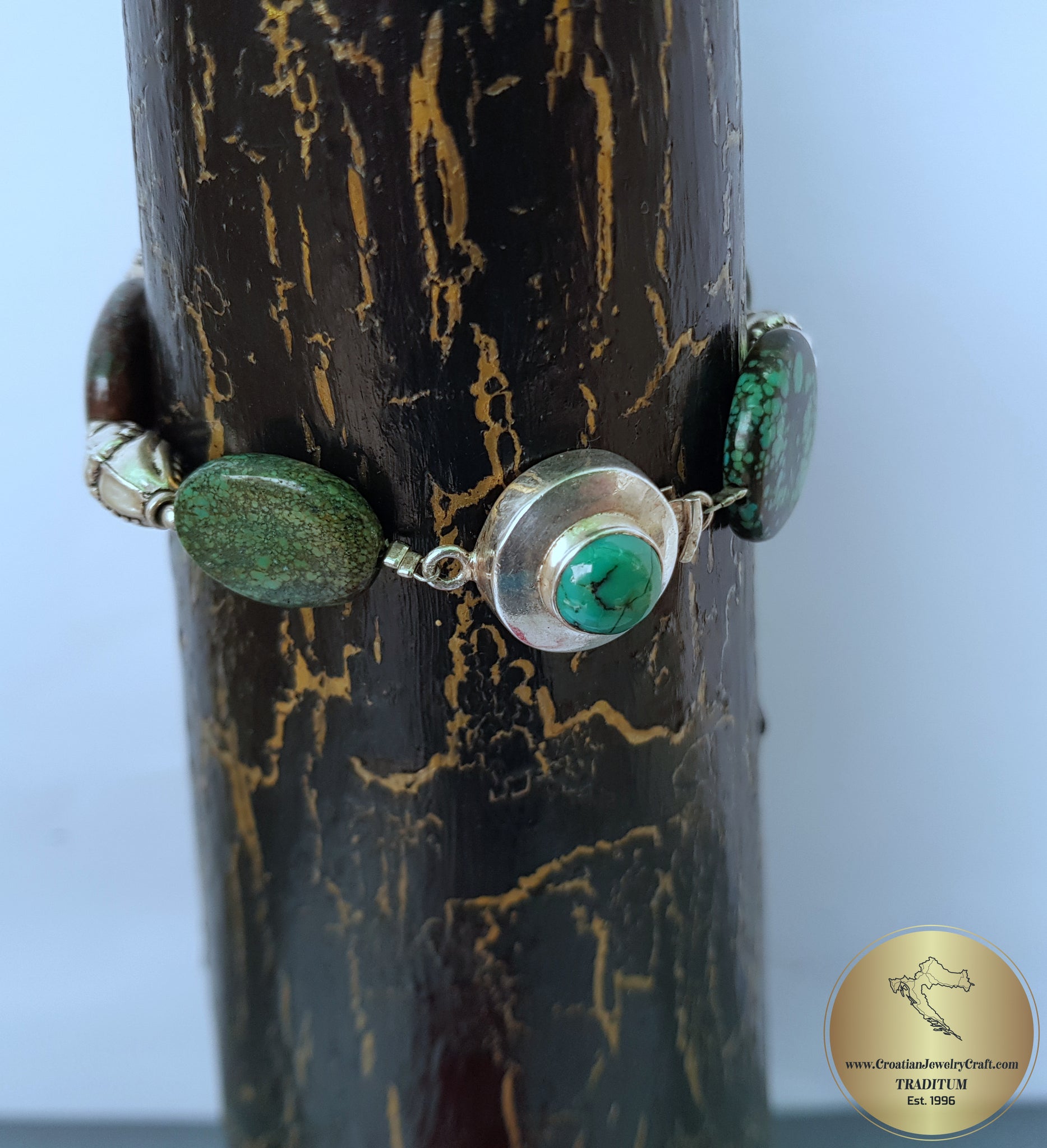 Natural Turquoise Beaded Bracelet – Boho Magic Jewelry