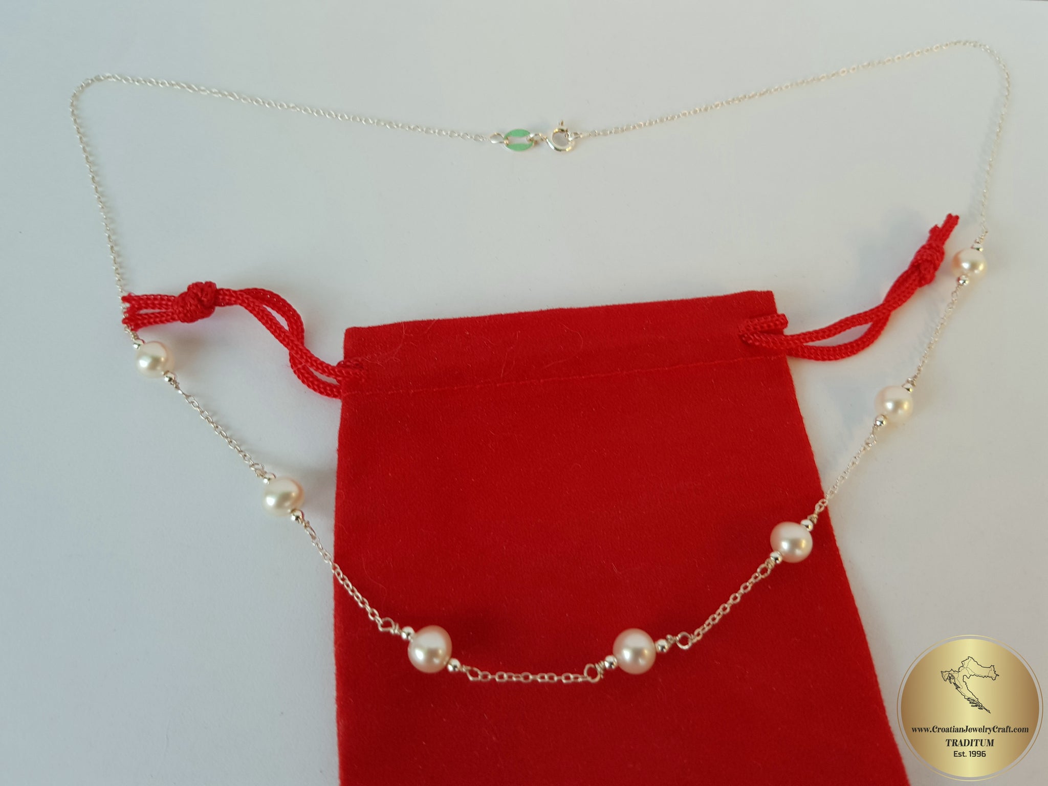 Freshwater Pearl Necklace with Tiny Beads