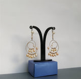 Long Pearl Earrings, Large Pearl Earrings, Wedding White Pearl Earrings, Unique Handmade Dangle Pearl Earrings, Silver Pearl Earrings - CroatianJewelryCraft