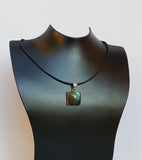 Labradorite Pendant, Genuine Gemstone Pendant, Bezel Pendant, Natural Stone Pendant, Sterling Silver - CroatianJewelryCraft