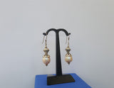 Freshwater Pearl Earrings, Simple Pearl Dangle Earrings, Sterling Silver Pearl Earrings, Bridesmaids Jewelry, Natural Pearl Jewelry - Traditional Croatian Jewelry