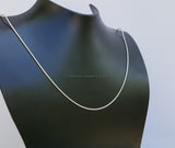 Women / Men Round Snake Style Sterling Silver Chain, Silver Chain Necklace - Traditional Croatian Jewelry