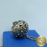 Traditional Croatian Jewelry, Large Filigree Ball Pendant, Dubrovnik Jewelry, Statement Sterling Silver Filigree Pendant, Large Ball Pendant - Traditional Croatian Jewelry