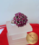 Ruby Ring, Red Stone Ring, Red Gemstone Ring, Red Silver Ring, Silver Ring Ruby Statement Ring, One of a kind ring,  Womans Ring, Red Ring - Traditional Croatian Jewelry