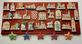Croatia, Ceramic Church on San Marino Island, Authentic Croatian Souvenir Gift, Handcrafted In Croatia Gift, Unique Handmade Ceramics