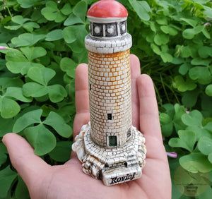 Authentic Croatian Souvenir Gift, Made In Croatia Gift, Handmade Ceramic Lighthouse, Unique Hand Crafted Ornament, Hand Sculpted Ceramics