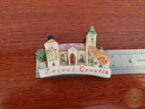 Ceramic Zagreb Magnet, Authentic Croatian Souvenir Gift, Made In Croatia Gift, Handmade Ceramic Magnets, Unique Hand Crafted Ornament