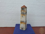 Dalmatian Clock Tower, Authentic Croatian Souvenir Gift, Miniature Dalmatian City Bell Tower Made In Croatia Gift, Unique Handmade Ceramic