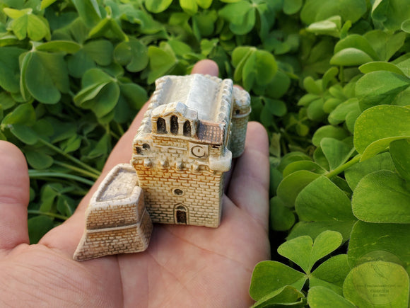 Croatia, Ceramic Hvar Fortress Church, Authentic Croatian Souvenir Gift, St. Mary of Mercy, Unique Made In Croatia Gift Hand Sculpted