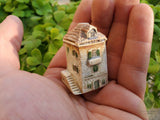 Authentic Croatian Souvenir Gift, Miniature Dalmatian House Made In Croatia Gift Handmade Ceramic Unique Hand Sculpted Home Decor Tiny House