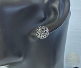 Traditional Croatian Filigree Stud Earrings, Sterling Silver Stud Earring, Dainty Silver Studs, Dubrovnik Jewelry, Filigree Earrings