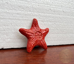 Handmade Croatian Ceramic Magnet, Colorful Ceramic Starfish, Ceramic Sea Star, Authentic Croatian Souvenir Gift, Made In Croatia Gift
