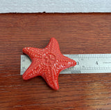 Handmade Croatian Ceramic Magnet, Colorful Ceramic Starfish, Ceramic Sea Star, Authentic Croatian Souvenir Gift, Made In Croatia Gift